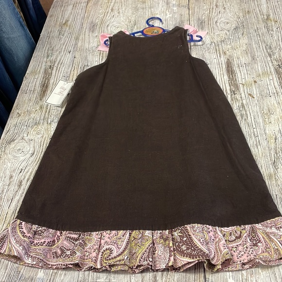 Nwt Ritzy Tots Western Boot Corduroy Dress - Picture 7 of 9